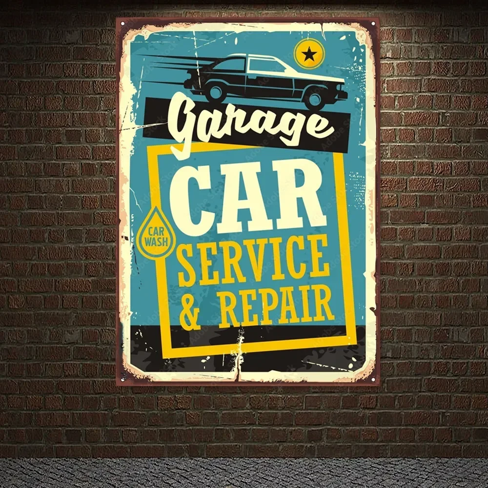 Vintage CAR SERVICE & REPAIR P - Auto Repair Shop Banners recensie en prijs