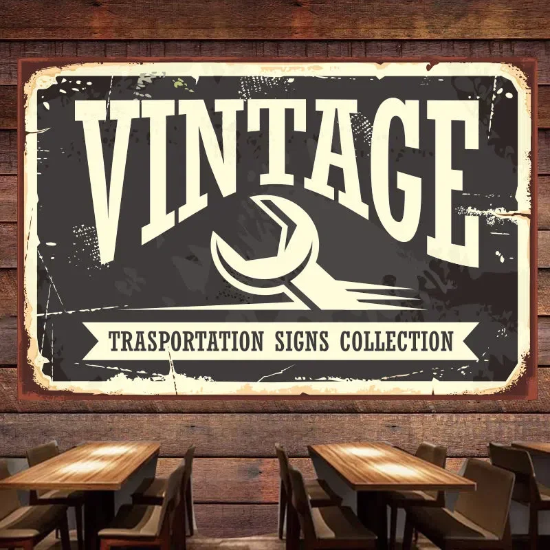 VINTAGE TRASPORTATION SINGS CO - Auto Repair Shop Banners recensie en prijs