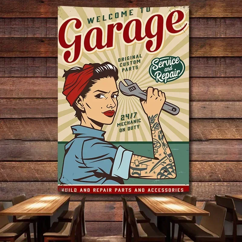 WELCOME TO Garage Vintage Car  - Auto Repair Shop Banners recensie en prijs